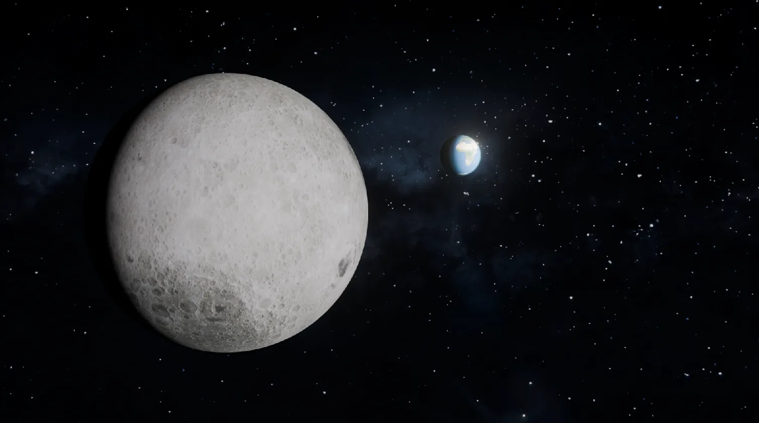 La face cachée de la Lune — photo d'astronomie