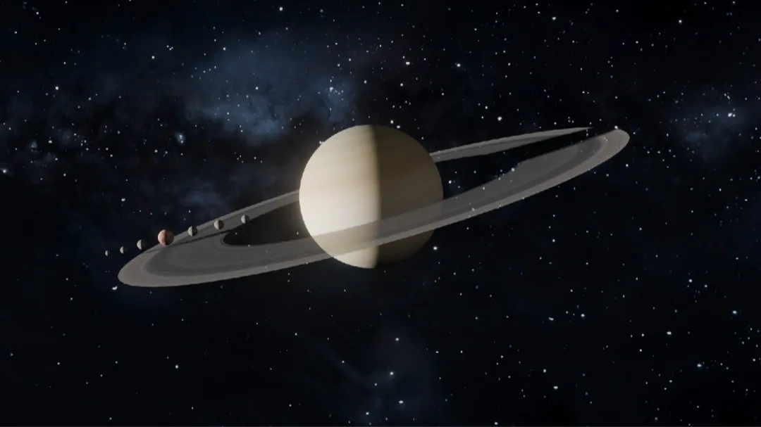 Les lunes de Saturne 🪐