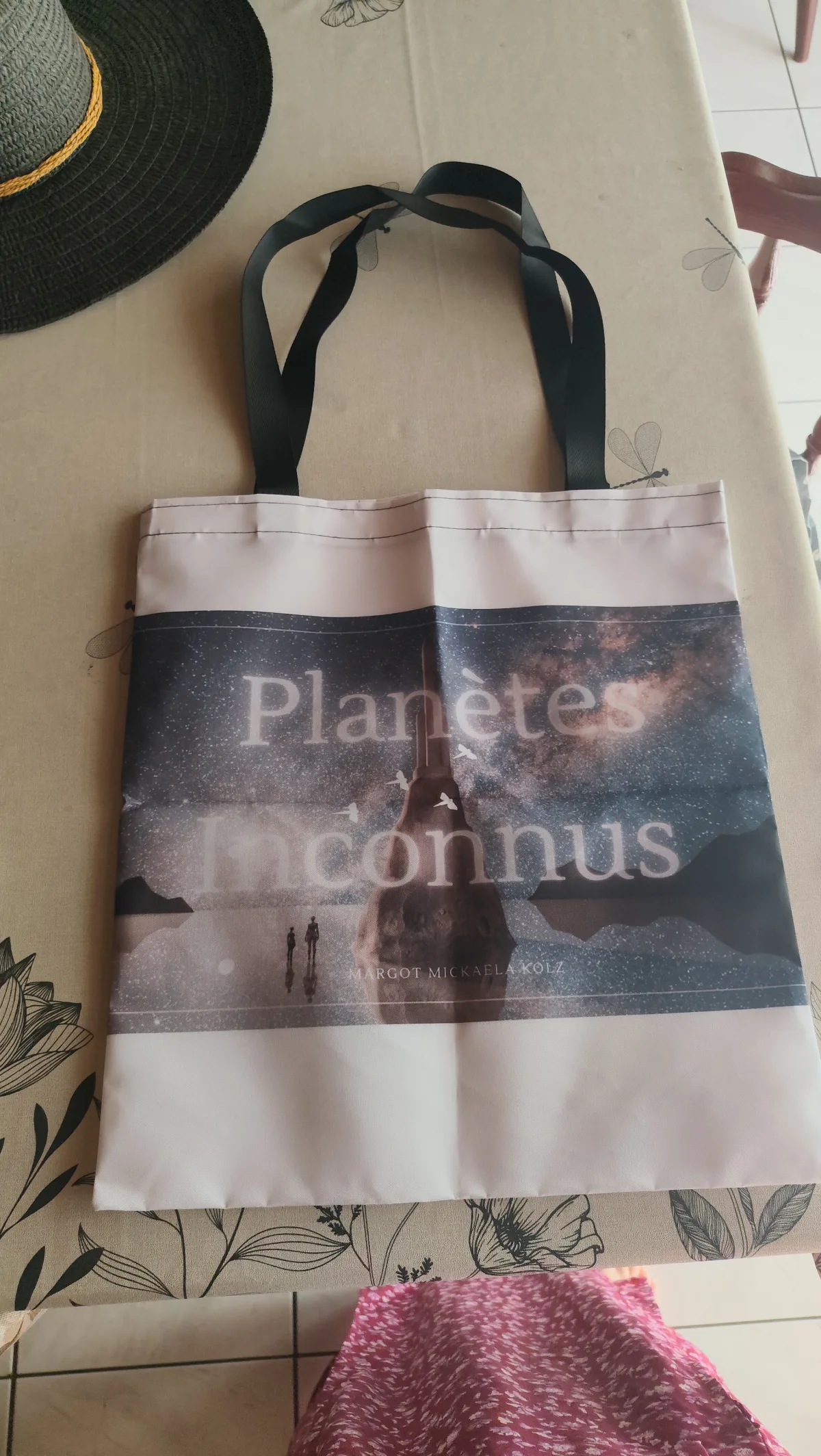 Sac imprimé "Planète Inconnus"