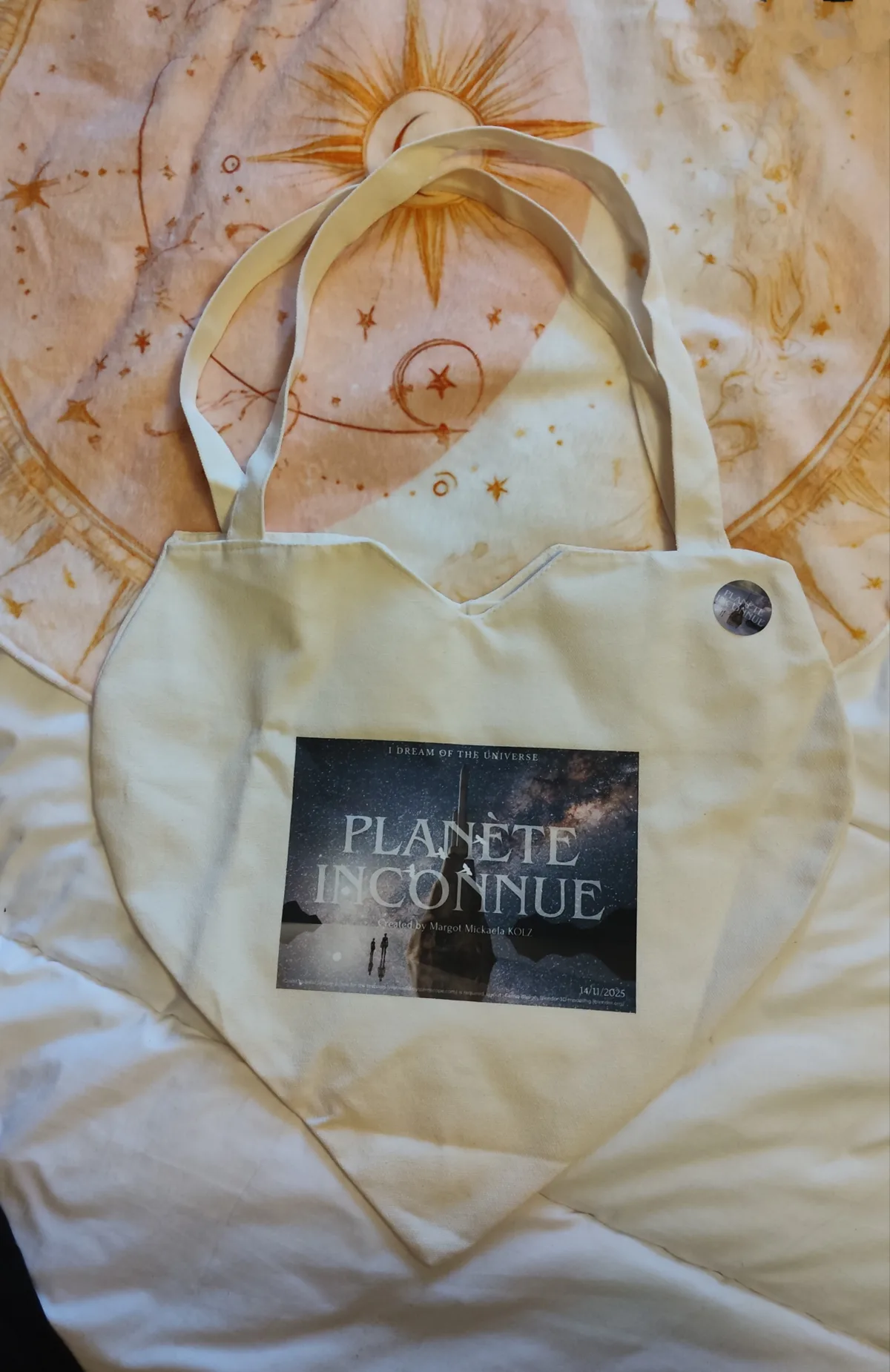 Sac imprimé Planète Inconnus